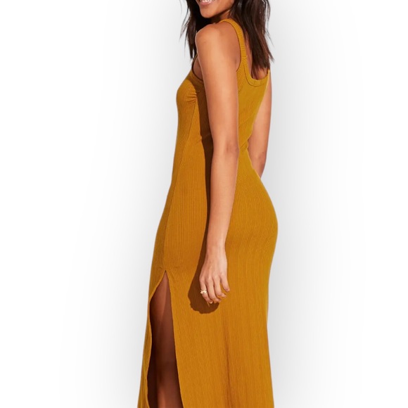 NWOT Vitamin A West Organic Ribbed Tank Dress - Picture 4 of 16